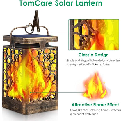 TomCare Solar Lights Upgraded Solar Pathway Lights