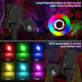 T-SUNUS RGB Solar Spot Lights Christmas, Metal Color Changing Landscape Spotlights IP65 Waterproof Spotlight 2-IN-1 | Lumora
