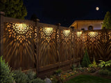 Solar Fence Lights 6 Pack Solar Step Lights Outdoor Waterproof LED Solar Powered Wall Lights Outdoor Decorations | Lumora