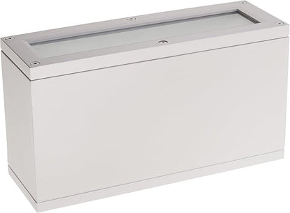 WAC Lighting WS-W2510-WT Rubix LED Outdoor Rectangular Up and Down Wall Light Fixture, One Size, White
