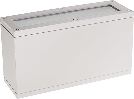 WAC Lighting WS-W2510-WT Rubix LED Outdoor Rectangular Up and Down Wall Light Fixture, One Size, White