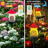 Mushroom Solar Lights Outdoor, Waterproof Fairy Houses Lights Mushroom Garden Decor Decorative Solar Powered Garden | Lumora