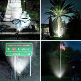 LOTMOS 30W Flag Pole Lights, 2 Pack Dusk to Dawn LED Spot Outdoor with 9.68FT Cord, 120V Plug in 6000K Ultra Bright | Lumora