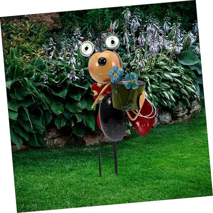 TOYANDONA Solar Garden Lights Outdoor Animal Statue Solar Stake Light for Pathway Lawn and Garden Decor Easy Install Solar Powered Sustainable Lighting Hours for Outdoor