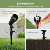 LITFIT Low Voltage LED Spotlights with 35° Beam Angle, 7.5W 410LM 3000K Warm White Outdoor Landscape Lighting, CRI | Lumora