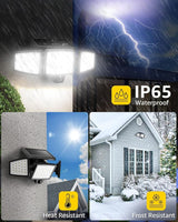 Lepro Bundle - Solar Flood Light 3 Adjustable Heads & 50 ft Outdoor String Lights 25 LED G40 Edison Bulbs String | Lumora