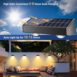 Brizled Solar Fence Lights Outdoor, 8 Pack 9 Colors & 11 Modes - Warm White/Cool White/RGB Color Changing Solar | Lumora