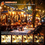 Kawaya 200FT Outdoor String Lights - LED Waterproof Patio Light for Outside with 100+4 G40 Globe Blubs | Lumora