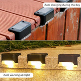 Fohil 16 Pack Solar Fence Lights Outdoor, Solar Step Lights LED Waterproof Patio Decor Solar Powered Deck Light for | Lumora