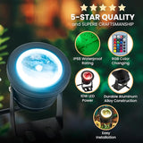 12Vmonster Color Changing RGB IP68 LED Outdoor Spot Light – 12V 10W Waterproof Garden Lighting – Multicolor | Lumora