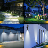 Solar Spot Lights Outdoor Cool White, 1000LM Big Adjustable Solar Lights Outdoor Waterproof, 2-in-1 Bright Solar | Lumora