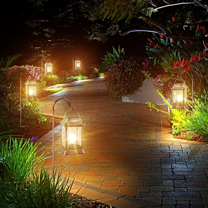 UBright Solar Lights Lantern Outdoor Hanging Solar Lights Outdoor Waterproof 1 Pack