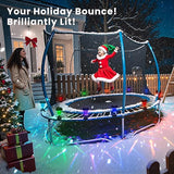 Solar Christmas Fence Lights Outdoor Decor, Waterproof Patio Lights with RGB Color Changing for Holiday & Halloween | Lumora
