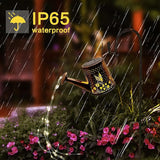 Solar Watering Can Outdoor Lights Garden Decor,Hummingbird Hanging Lantern Waterproof Landscape Lights Outside | Lumora
