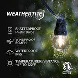 Brightech Ambience Pro Solar Powered Outdoor String Lights - 27 Ft Commercial Grade Waterproof Patio Lights with | Lumora