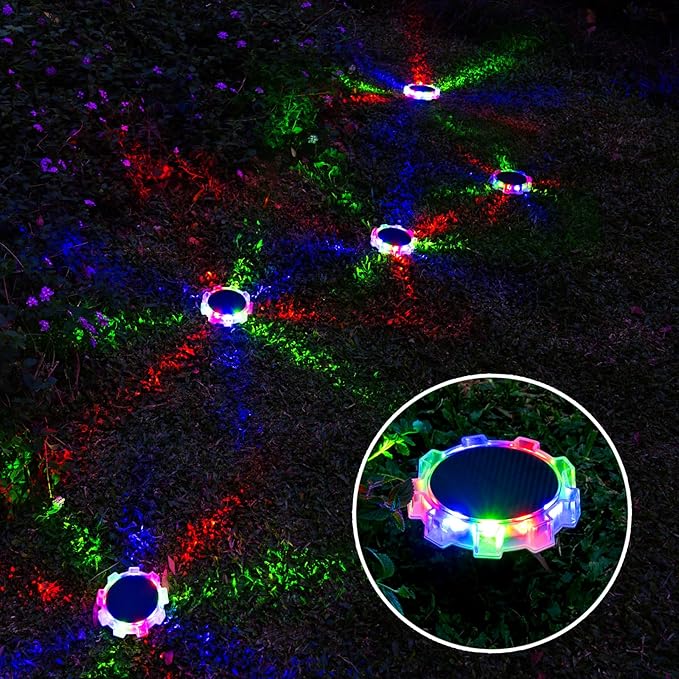 Leadleds Solar Ground Lights, Outdoor Waterproof Landscape Lights for Patio, Yard, Pathway, Walkway and Driveway | Lumora