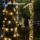 71 FT 140 LED Warm White Christmas Lights Outdoor- 2 Pack M5 LED Christmas Lights Outdoor Waterproof, Warm White | Lumora