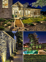 ZUCKEO Low Voltage Landscape Lights Well Lights Landscape LED in Ground Light IP67 Waterproof Outdoor Landscape | Lumora