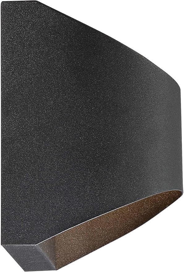 Possini Euro Design Ratner Modern Outdoor Wall Light Fixture Black LED Downlight Dark Sky 5 1/2" for Exterior Barn | Lumora