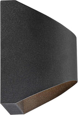 Possini Euro Design Ratner Modern Outdoor Wall Light Fixture Black LED Downlight Dark Sky 5 1/2" for Exterior Barn | Lumora