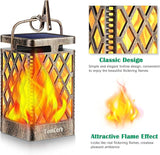 TomCare Solar Lights Outdoor Flickering Flame Solar Lantern with Upgraded Bright Solar Pathway Lights | Lumora