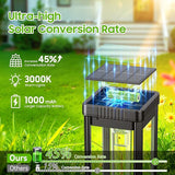 KOOPER Taller Solar Pathway Lights Outdoor, 2 Pack Upgraded Brighter Solar Garden Lights Solar Powered, Up to 15 | Lumora