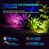 8Pack RGB Low Voltage Landscape Lighting 3W LED 12V Outdoor Inground Lights Waterproof Well Lights with Connectors | Lumora