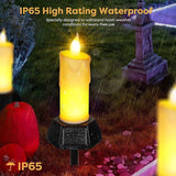 BlcTec Solar Candles Outdoor Waterproof, Realistic Flickering Flames LED Candles with IP65 High Rating Waterproof | Lumora