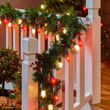 Vintage C9 LED Christmas Lights Outdoor, 150 Feet C9 String Lights with 75 Shatterproof C9 Bulbs, Waterproof | Lumora