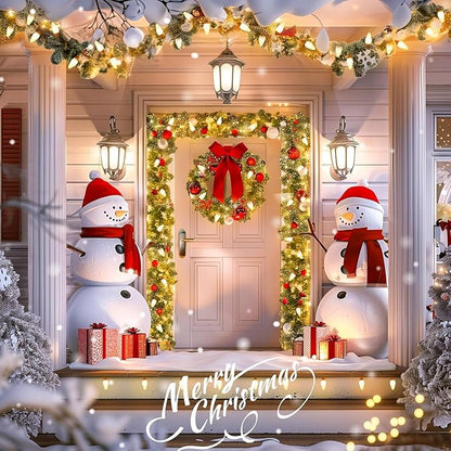 C9 LED Christmas String Lights, 66ft 100 LED Waterproof Strawberry String Lights, Plug-in Extendable Green Wire Lights String for Outdoor Indoor Outside Patio Wedding Party Decoration, Warm White