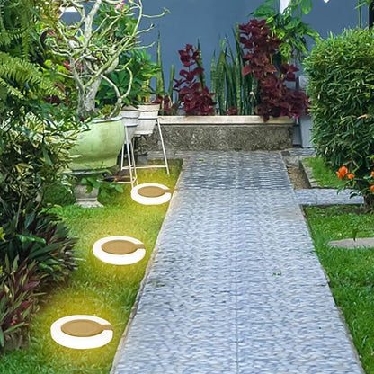 Solar Pathway Lights - Solar Landscape Lights Weather-Resistant | Auto On/Off, Energy-Saving Landscape Lighting for Front Yard, Path, Terrace, Sidewalk, Staircase (Warm Light)
