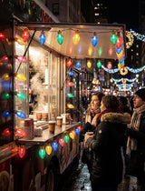 16Ft Jumbo LED Multicolor Christmas String Lights Outdoor with 10 LED Strawberry Bulb, Connectable Hanging String | Lumora