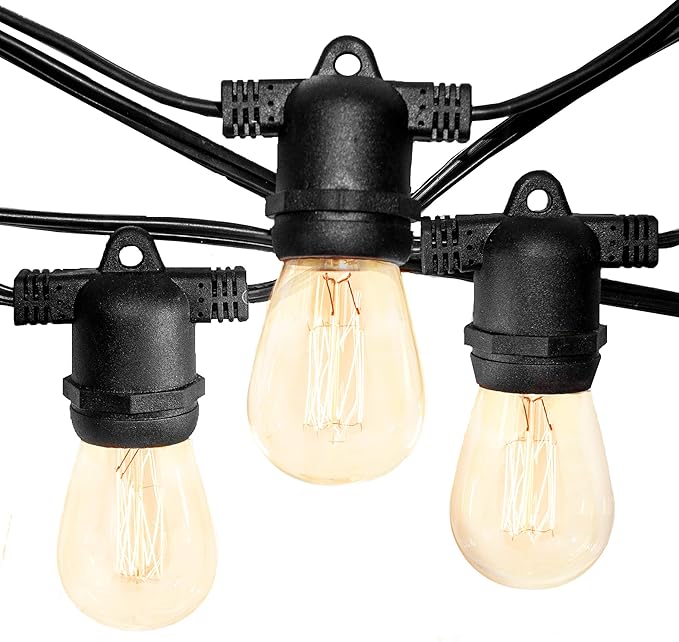 Hometown Evolution, Inc. E26 Commercial String Lights with 16 Gauge Wire (50 Foot 25 - Outdoor Security Flood Light | Lumora