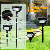 Ollny Solar Lights Outdoor Waterproof IP65, Super Bright LED 2 Lighting Modes 360° Rotation Solar Spot Lights | Lumora