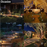 Cemetery Solar Lights - Outdoor Waterproof Moon Star Sun LED Lantern Angle Lights for Grave, Yard, Patio, Driveway | Lumora