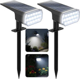 Solar Lights Outdoor Waterproof, 3 Lighting Modes Solar Spot Lights Outdoor, LED Solar Spotlights, Ultra Bright | Lumora