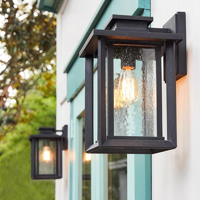 Quoizel Wakefield Vintage Wall Sconce, Coastal Armour 14 Inch 1-Light Earth Black Wall - Outdoor Path Light | Lumora