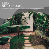 Beaupretty 2 Pcs Solar Garden Path Lights Hollow Tree Pattern LED Ground Stake Lights Warm White Outdoor Landscape | Lumora