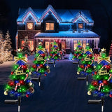 Solar Christmas Decorations Outdoor，DEIDOULU Solar Christmas Tree, 2 Pack 40 Led Light 2 Modes Outdoor Xmas Tree | Lumora