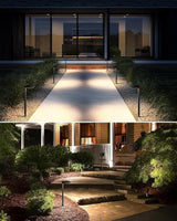SUNVIE 5W Anti-Glare Low Voltage Pathway Lights Wired 12-24V LED Landscape Path Lights 3000K Cast-Aluminum | Lumora