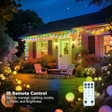 Outdoor String Lights, 25ft 20 LED Bulbs Hanging Patio Lights Dimmable with Timer & Remote, Globe Bulb Shatterproof | Lumora