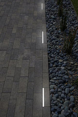 LUMENGY Paver Light Slim 0.5x12 Inch (0.55 x 11.8) 5000K Daylight Glare-Free Steel Lighting for Pavers, Brick | Lumora