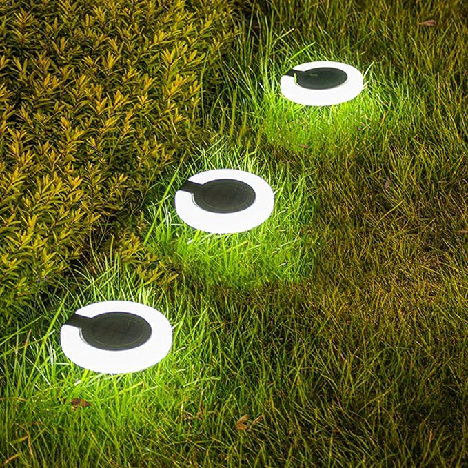 Solar Pathway Lights - Solar Landscape Lights Weather-Resistant | Auto On/Off, Energy-Saving Landscape Lighting for Front Yard, Path, Terrace, Sidewalk, Staircase (White Light)