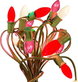 EST. LEE DISPLAY L D 1902 Indoor ＆ Outdoor String Light C7 Ceramic Christmas Steady Replacement Bulbs (Valentine' | Lumora