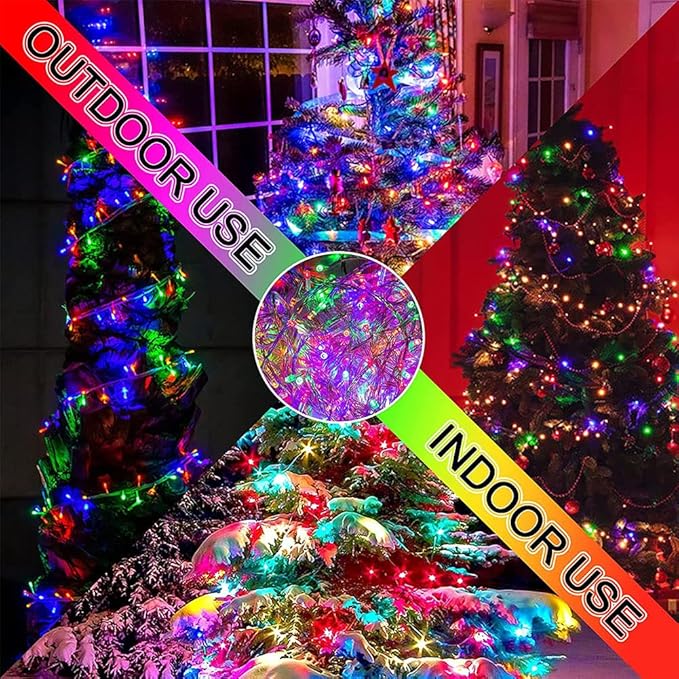 FULLBELL Easter Lights 66 Feets 200 LED Easter Decorations Memory Indoor Outdoor Fairy Lights Easter Decor Lights | Lumora