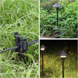 EDISHINE 6-Pack Low Voltage Wire Connector, Landscape Lighting Cable Connectors - Outdoor Security Flood Light | Lumora