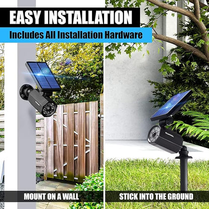 Bell+Howell Bionic Spotlight Original LED Solar Outdoor Lights with Motion Sensor Super Bright Outdoor Solar Lights Waterproof Landscape Lighting for Yard, Garden Outdoor Lighting As Seen On TV