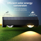 SOLPEX Solar Fence Lights Outdoor, 9 Fixed Colors ＆ Color Changing Fence Solar Lights Outdoor Waterproof IP65, LED | Lumora