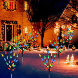 Upgraded 6 Packs 120 LED C6 Solar Christmas Lights, Christmas Decorations Outdoor Yard Lights, 8 Modes Waterproof | Lumora