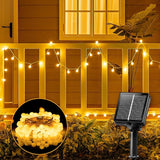Brightown Solar String Lights Outdoor Waterproof, 19.6Ft 60 LED Globe Solar Patio Lights, 8 Modes Balcony Lights | Lumora